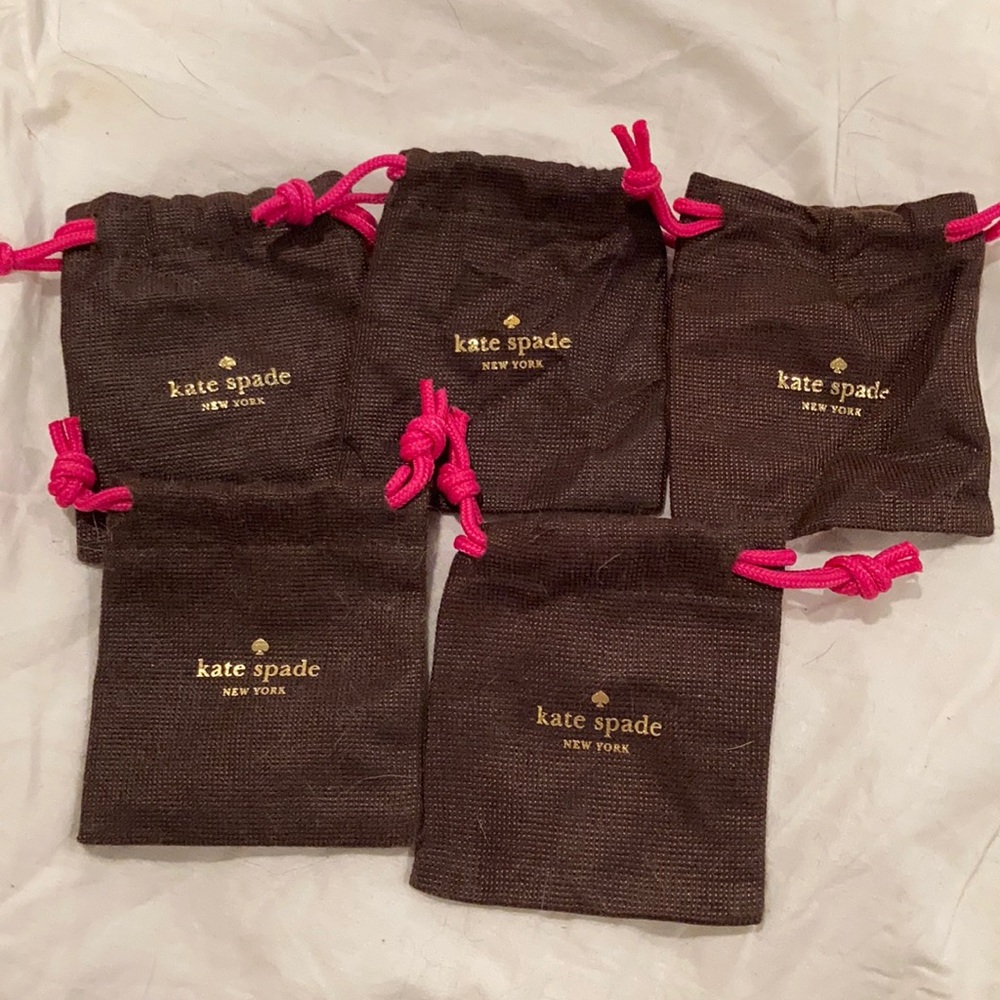 Kate Spade earring dust bags